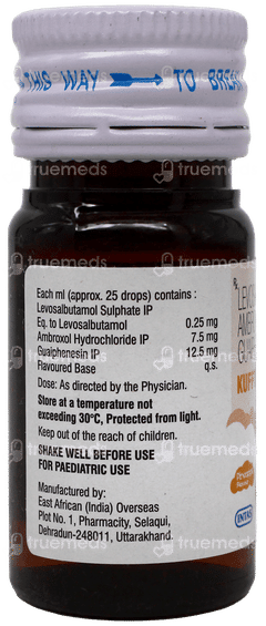 Kufftas Ls Pineapple Flavour Oral Drops 15ml
