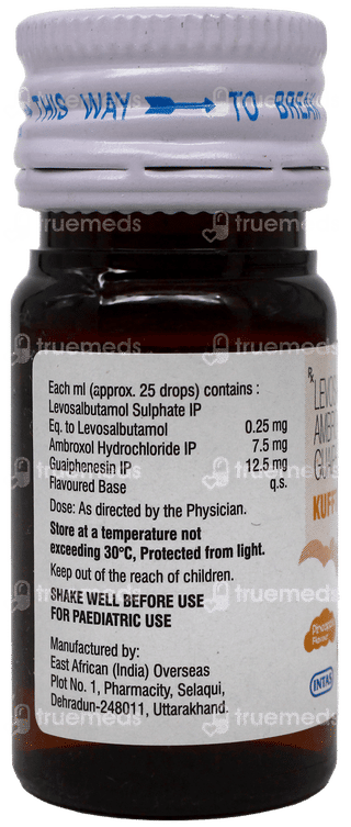 Kufftas Ls Pineapple Flavour Oral Drops 15ml