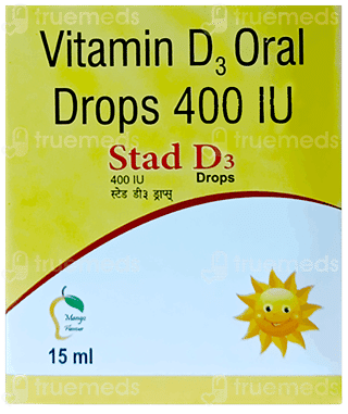 Stad D3 400Iu Mango Flavour Oral Drops 15Ml