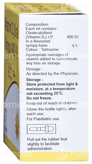 Stad D3 400Iu Mango Flavour Oral Drops 15Ml
