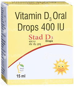 Stad D3 400Iu Mango Flavour Oral Drops 15Ml