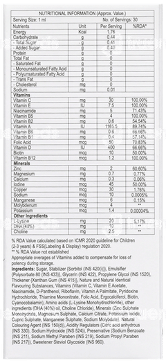 Zorberry Oral Drops 30Ml