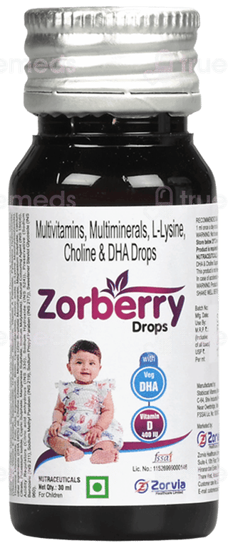 Zorberry Oral Drops 30Ml