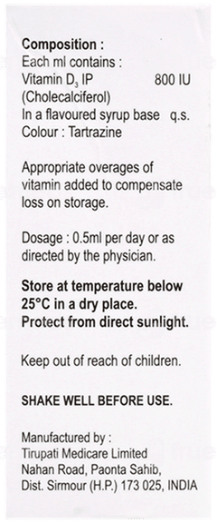 Dlune D3 800 Oral Drops 15Ml