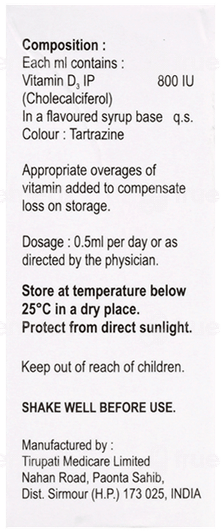 Dlune D3 800 Oral Drops 15Ml