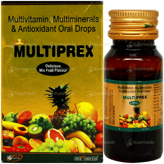Multiprex Mix Fruit Flavour Oral Drops 30Ml