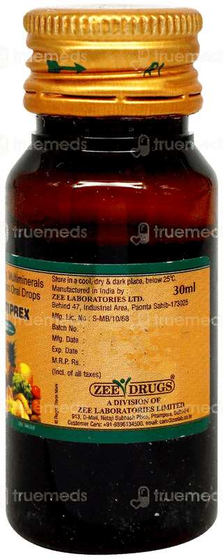 Multiprex Mix Fruit Flavour Oral Drops 30Ml