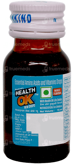 Health Ok New Mango Flavour Oral Drops 15Ml