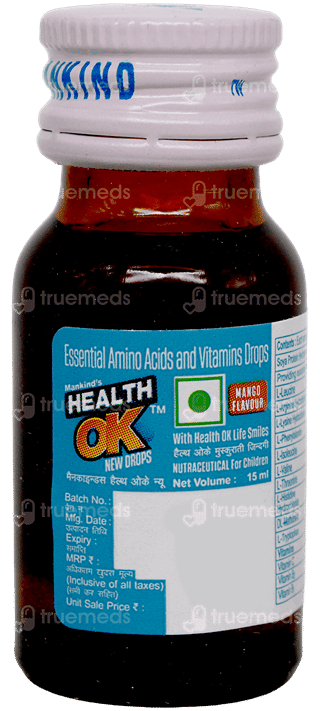 Health Ok New Mango Flavour Oral Drops 15Ml