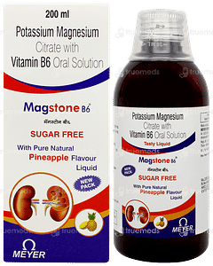 Magstone B6 Pineapple Flavour Sugar Free Solution 200ml