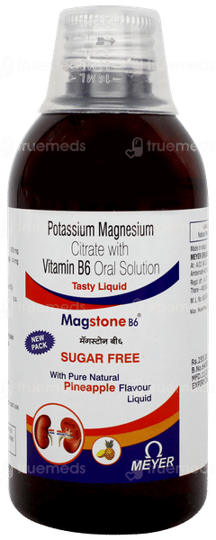 Magstone B6 Pineapple Flavour Sugar Free Solution 200ml