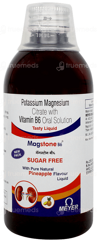 Magstone B6 Pineapple Flavour Sugar Free Solution 200ml
