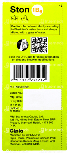 Ston 1b6 Pineapple Flavour Solution 200ml