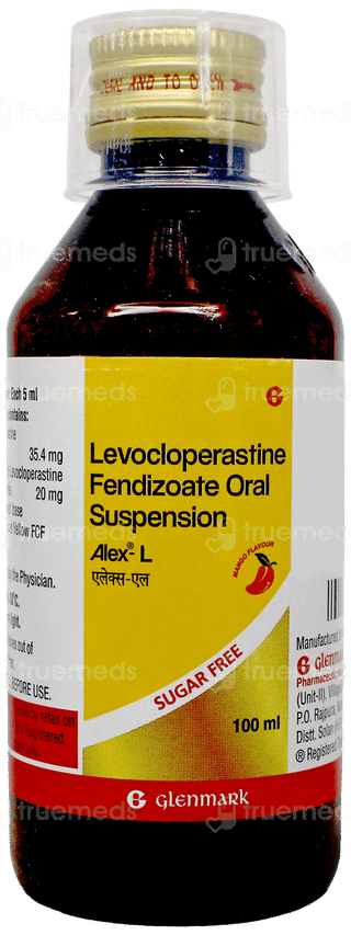Alex L Sf Mango Flavour Suspension 100Ml