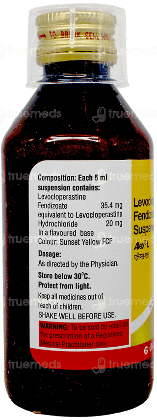 Alex L Sf Mango Flavour Suspension 100Ml
