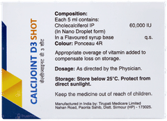 Calcijoint D3 Shot Sugar Free Solution 5ml