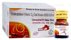 Gemsoline D3 Nano Shot Litchi Flavour Sugar Free Solution 5ml Gemsoline D3 Nano Shot Litchi Flavour Sugar Free Solution 5ml