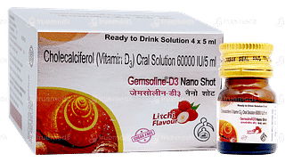 Gemsoline D3 Nano Shot Litchi Flavour Sugar Free Solution 5ml