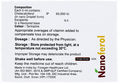 Nanoferol Butterscotch Flavour Sugar Free Solution 5ml