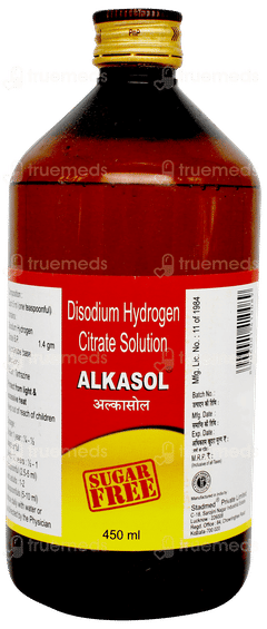 Alkasol Sugar Free Solution 450ml