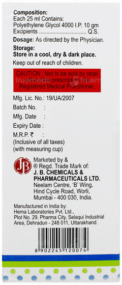 Laxolite Sugar Free Liquid 200ml