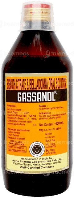 Gassanol Solution 450ml