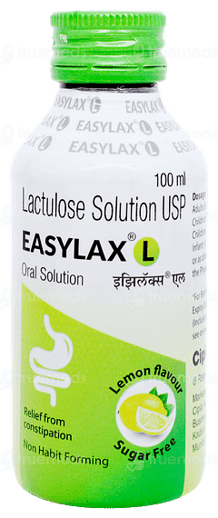 Easylax L Lemon Flavour Sugar Free Solution 100ml