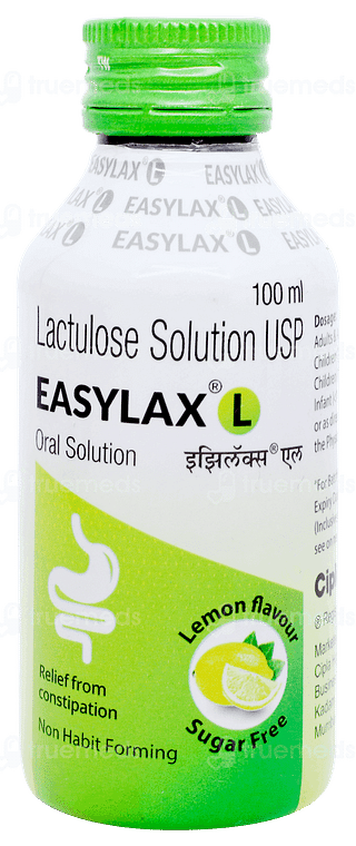 Easylax L Lemon Flavour Sugar Free Solution 100ml