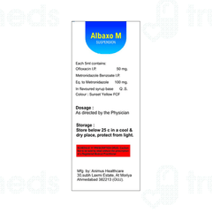 Albaxo M 50/100 MG Suspension 60 ML