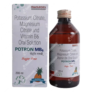 Potron Mb6 Pineapple Sugar Free Oral Solution 200 ML