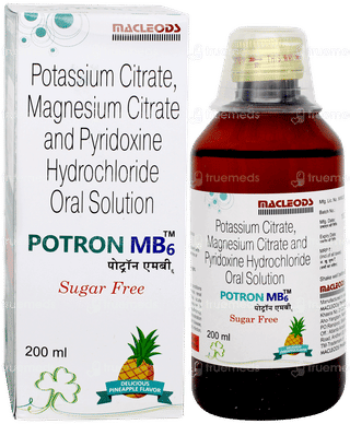 Potron Mb6 Pineapple Flavor Sugar Free Solution 200ml