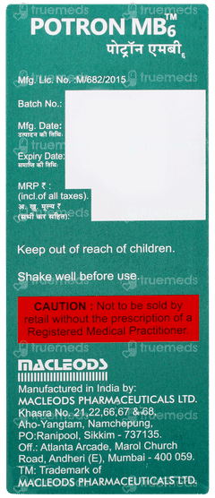 Potron Mb6 Pineapple Flavor Sugar Free Solution 200ml