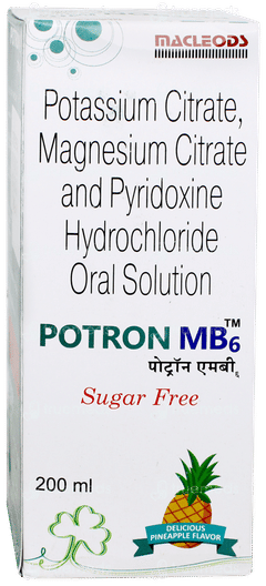 Potron Mb6 Pineapple Flavor Sugar Free Solution 200ml
