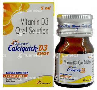 Calciquick D3 60000 IU Sugarfree Shot 5 ML