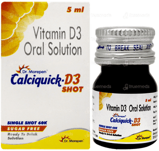 Calciquick D3 Shot Sugar Free Solution 5ml