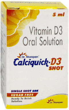 Calciquick D3 Shot Sugar Free Solution 5ml