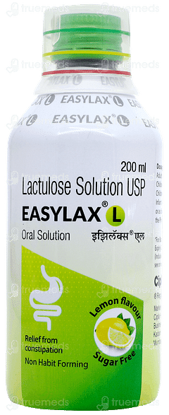 Easylax L Lemon Flavour Sugar Free Oral Solution 200ml