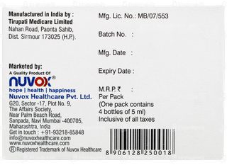 Topup D3 Sugar Free Solution 5ml