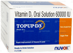 Topup D3 Sugar Free Solution 5ml Topup D3 Sugar Free Solution 5ml