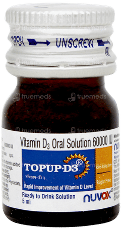 Topup D3 Sugar Free Solution 5ml Topup D3 Sugar Free Solution 5ml