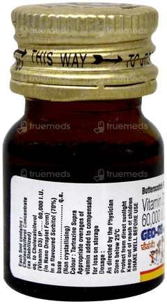 Geo D3 Nano Shot Butterscotch Flavour Sugar Free Solution 5Ml