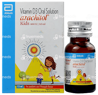 Arachitol Kids 400iu Pineapple Flavour Solution  15ml