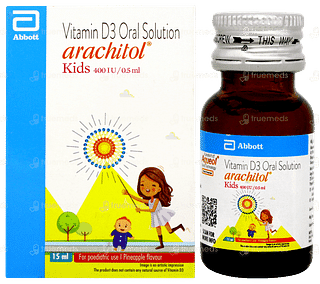 Arachitol Kids 400iu Pineapple Flavour Solution 15ml