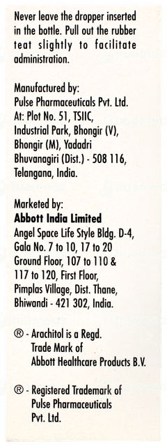 Arachitol Kids 400iu Pineapple Flavour Solution 15ml