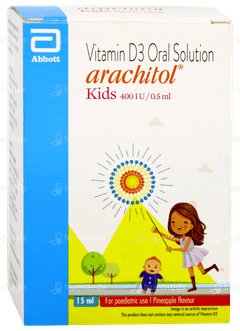 Arachitol Kids 400iu Pineapple Flavour Solution 15ml
