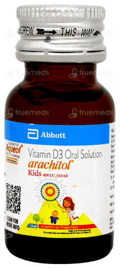 Arachitol Kids 400iu Pineapple Flavour Solution 15ml