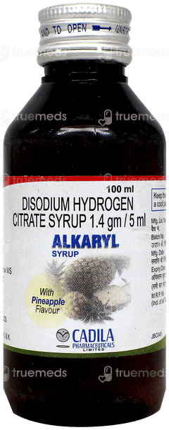 Alkaryl Pineapple Flavour Syrup 100Ml