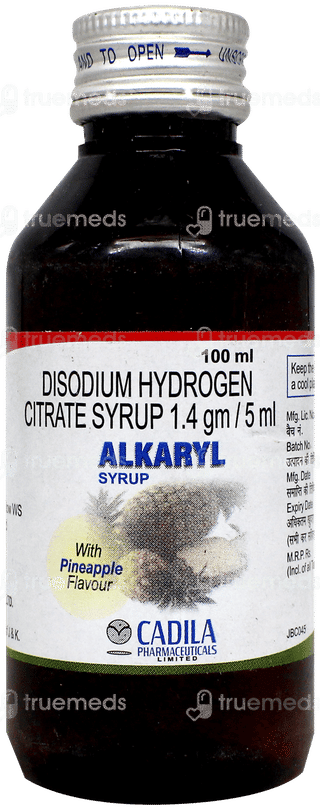 Alkaryl Pineapple Flavour Syrup 100Ml