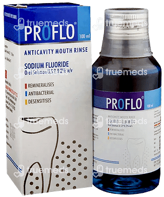 Proflo Anticavity Mouth Rinse Solution 100 ML