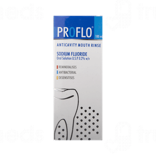 Proflo Anticavity Mouth Rinse Solution 100ml